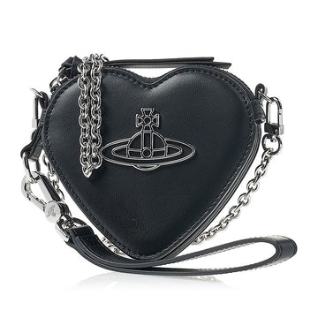 Vivienne Westwood Nappa Thin Line Heart Wristlet 76600468