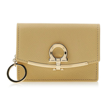 Salvatore Ferragamo 22 D198 BUTTER Keychain Card Holder 76601264