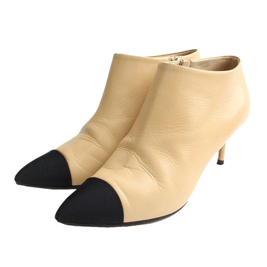 CHANEL Zwei-Ton Boot 35.5 C 76604991