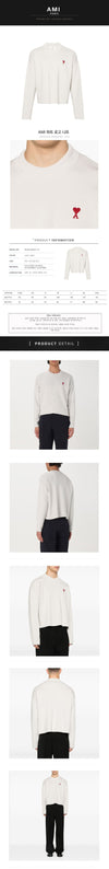 AMI Heart Logo Knit UKS046 KN0042 193 76618662 [P]