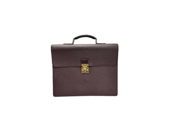 LOUIS VUITTON タイガ メンズ ブリーフケース バーガンディ 41×34×7.5 76637137