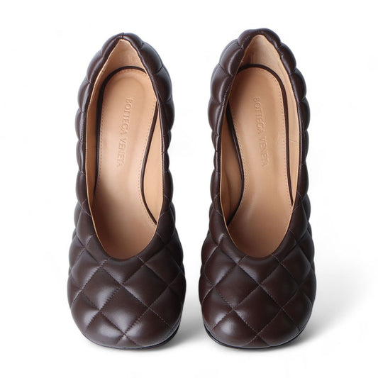 BOTTEGA VENETA 592013 Pad BLOC Quadrat Pumps Absatz 35/32305-2 76641804