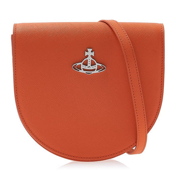 Vivienne Westwood Saffiano Saddle Crossbody Bag 76655956