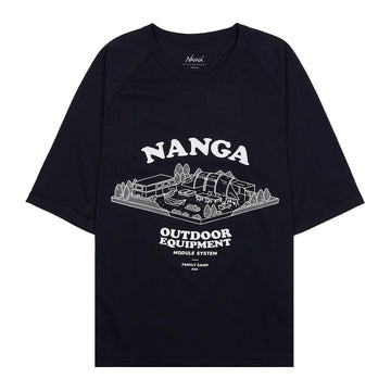 NANGA ドライミックスTシャツ ブラック 1G506 A NW2411 76656030