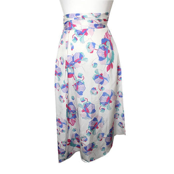 ISABEL MARANT イザベル・マラン ホワイト フローラル シルク スカート 44 76748704