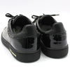 LOUIS VUITTON Schwarze Patentleder Grommet Frontrow Sneaker 37 76802749 [P]