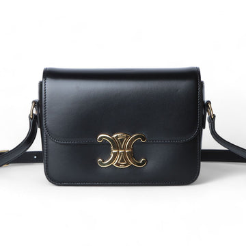 CELINE 188423BF4 ティーン トリヨンフ シャイニーカーフスキン クロスバッグ/32333-1 76804674