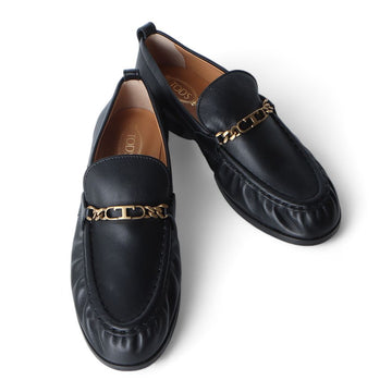 Tods XXW19K0HC80SOMB999 T-Chain Leather Loafer Size 36.5 76864268