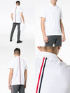 THOM BROWNE Polo-Shirt mit drei Streifen MJP042A 76909815 [P]