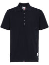 THOM BROWNE Polo-Shirt mit drei Streifen MJP042A 76909815 [P]