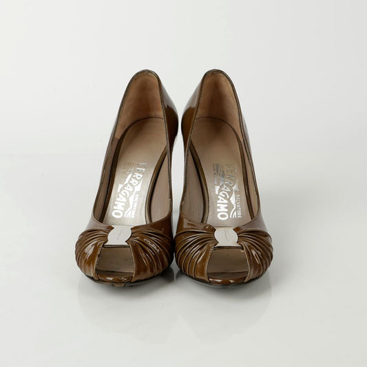 SALVATORE FERRAGAMO Offene Pumps mit Absatz Größe 5 76781494