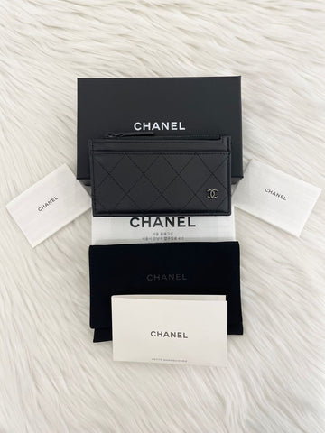 CHANEL 24SS Pre-Kollektion CC Stepp-Zipperbörse (AP3823) 76953420