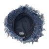 Fendi Denim Logo Fringe Bucket Hat 76972262 [P]