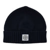 Stone Island Logo Patch Ribbed Knit Beanie 76972288 [P]