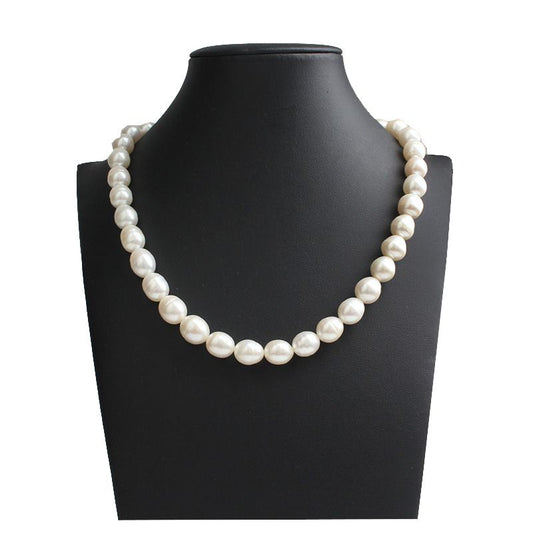 Other Brand Ivory Freshwater Pearl Necklace with Silver Lock 77088257