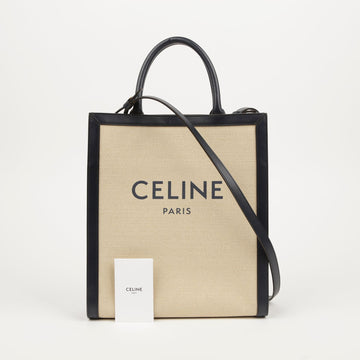CELINE Vertikaler kleine Cabas Tote und Schultertasche 192082DL4 76791886