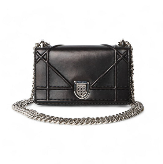 DIOR M04220VKK マイクロ ディオラマ カーフスキン チェーン フラップバッグ/32375 77258685