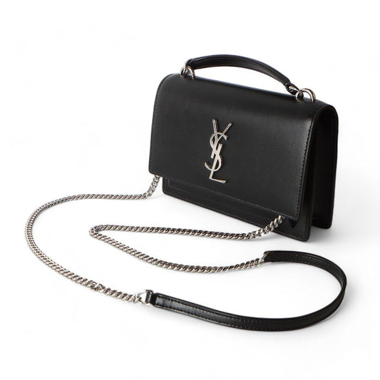 SAINT LAURENT 533026 モノグラム サンセット チェーン ミニ クロスバッグ / 32393-2 77339681