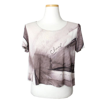 CHANEL Jersey Crop Top 55 77348965