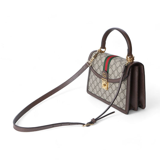 GUCCI 651055 GG オフィディア ウェブ スモール トップハンドル クロスバック (購入証明書)/32419 77570228