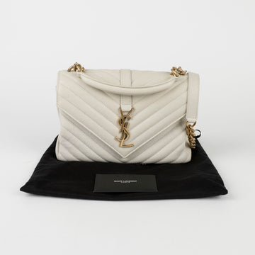 Saint Laurent College Satchel Medium Tote and Shoulder Bag 77194436