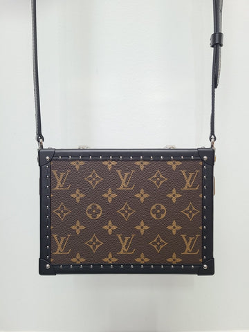 LOUIS VUITTON モノグラムマカサールクランチボックスメッセンジャーバッグ 77677283