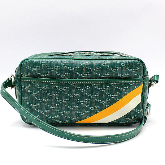 GOYARD グリーンカフェルカプベルクロスバッグ 77687377