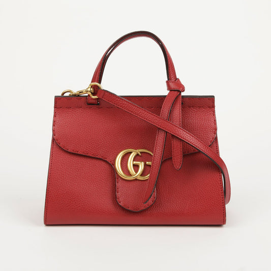 GUCCI GGマーモントミニトップハンドル兼ショルダーバッグ 442622 77330363