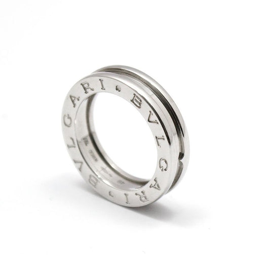 Bulgari 18K White Gold B.zero1 1-Band Ring Size 49 77835092