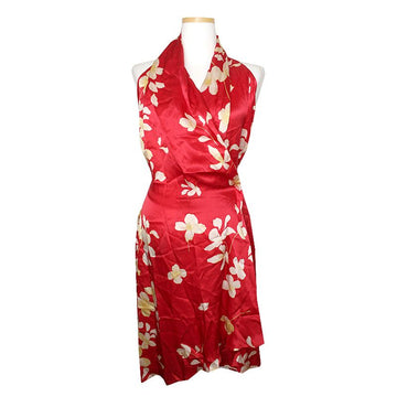 MAXMARA フローラルシルクノースリーブドレス 66 77837683