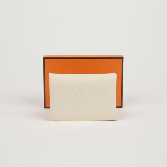 Hermes Calvi Duo Card Holder Wallet 77662058