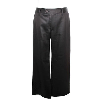 ISSEY MIYAKE FETE schwarze Satin-Hose 55 77840164