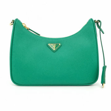 PRADA Saffiano Tesuto Lux Chain Hobo Bag 77906290