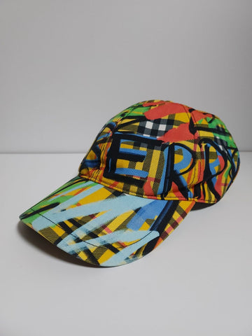 BURBERRY Check Graffiti Baseballcap 4075350 77916126