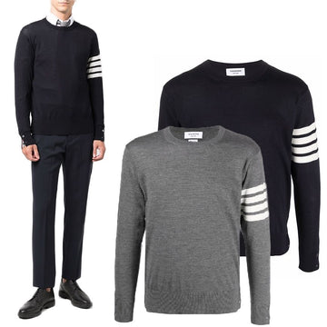 Thom Browne Merino Wool Diagonal Knit MKA002A Y1014 77945420