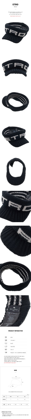 ETRO Damen Wollstrick Visor Hut 17154 9551 1 47509264 [P]