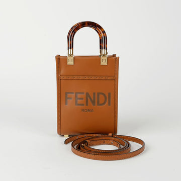 Fendi 8BS051 Sunshine Mini Tote and Shoulder Bag 77666166 [P]