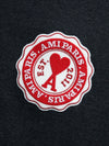 AMI Paris Logo Patch Sweatshirt Unisex Grau 739 055 41474928 [P]