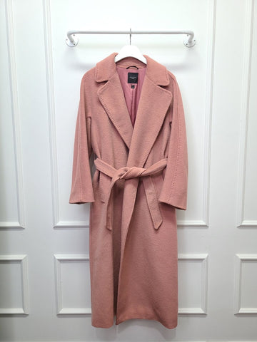 MAXMARA Diego Mantel aus pinker Wolle und Alpaka 36 77997066
