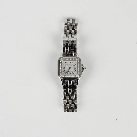 Cartier W4PN0007 20MM Panda Diamond Small Quartz Watch 77794769