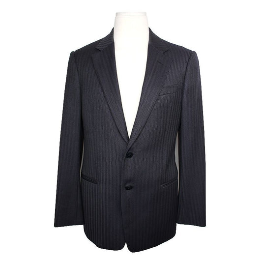 ARMANI COLLEZIONI アルマーニ コレジオーニ チャコールグレー ヘリンボーン メンズ ジャケット 100 78179439