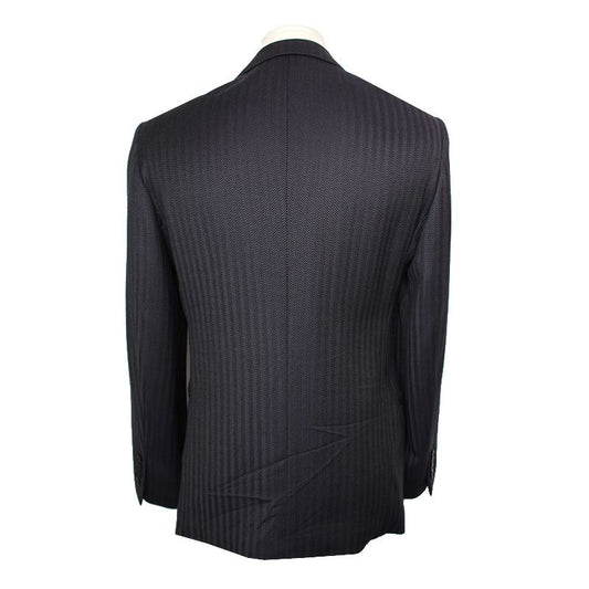 ARMANI COLLEZIONI アルマーニ コレジオーニ チャコールグレー ヘリンボーン メンズ ジャケット 100 78179439