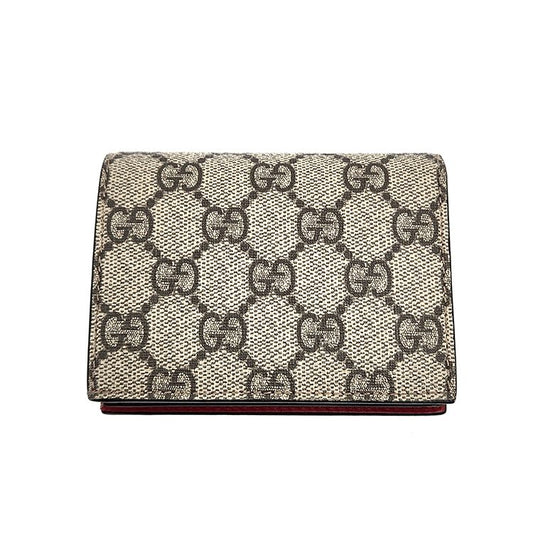 Gucci GG Supreme Cherry Bi-Fold Wallet 476050 78331314