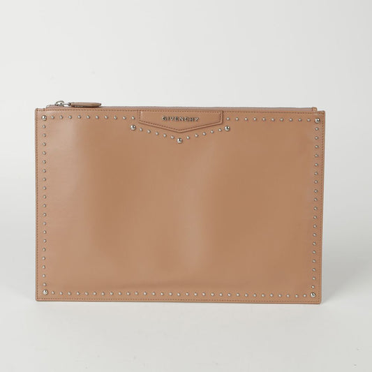 Givenchy Antigona Large Studded Clutch Bag BC06822450 78062542