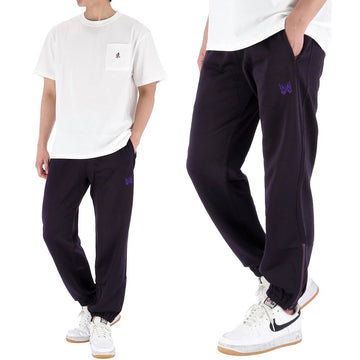 NEEDLES Butterfly Stickerei Trackpants Lila NS259 63147505