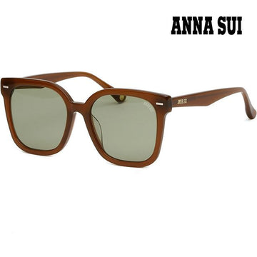 Anna Sui Sunglasses AS2208KS 002 Luxury Horn Frame Tinted Asian Fit 78469182