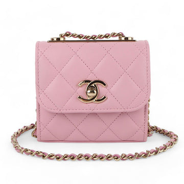 CHANEL A81633 Champagne Gold Trendy CC Mini Crossbody Bag 32501 78559885