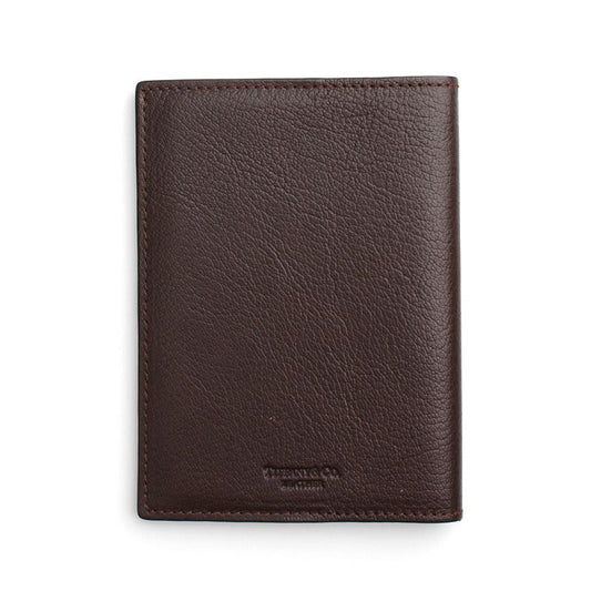 Tiffany & Co Dark Brown Leather Passport Cover 78621595