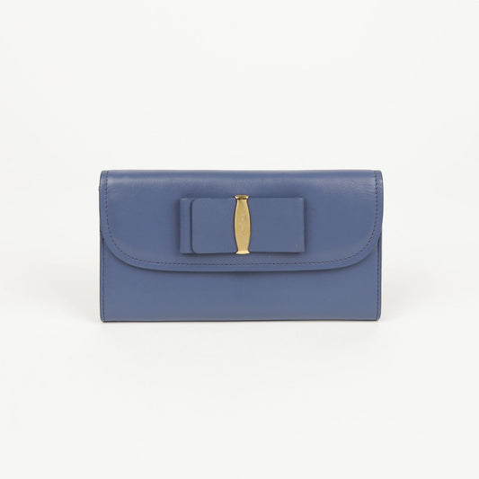 SALVATORE FERRAGAMO 22C776 Bar Ribbons Klappen Strap Langbörse 79240962