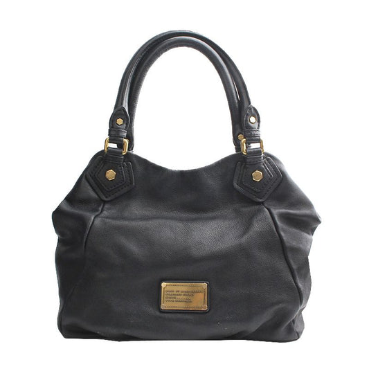 MARC JACOBS マーク バイ マーク ジェイコブス チャコールグレー レザー ショルダー兼トートバッグ 78663008